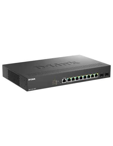 D-Link DMS-1250-10SP E switch Gestionado 2.5G Ethernet (100 1000 2500) Energía sobre Ethernet (PoE) Negro