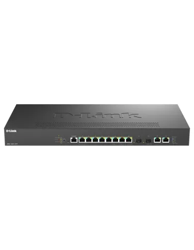 D-Link DMS-1250-12TP E switch Gestionado 2.5G Ethernet (100 1000 2500) Energía sobre Ethernet (PoE) Negro