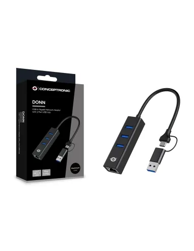 Conceptronic DONN07BA adaptador y tarjeta de red Ethernet 5000 Mbit s