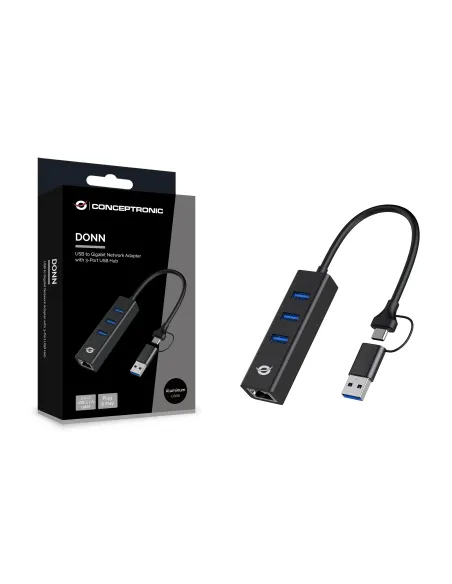 Conceptronic DONN07BA adaptador y tarjeta de red Ethernet 5000 Mbit s