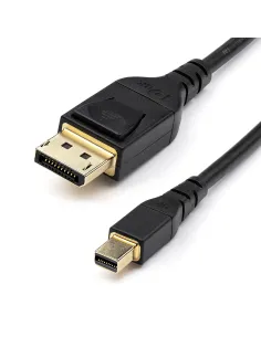 StarTech.com Cable Adaptador de 1m Mini DisplayPort a DisplayPort 1.4 Certificado por VESA - HDR de 8K 60Hz HBR3 - Cable mDP a