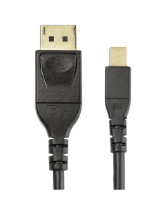 StarTech.com Cable Adaptador de 1m Mini DisplayPort a DisplayPort 1.4 Certificado por VESA - HDR de 8K 60Hz HBR3 - Cable mDP a 2
