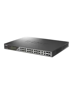 D-Link DSS-200G-28MP switch Gestionado L2 Gigabit Ethernet (10 100 1000) Energía sobre Ethernet (PoE) 1U Gris 2