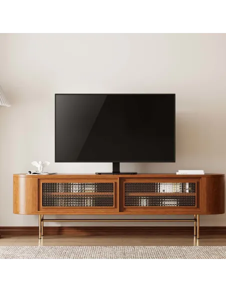 AISENS Soporte de Mesa ECO Giratorio para Monitor TV 40Kg de 32-55, Negro