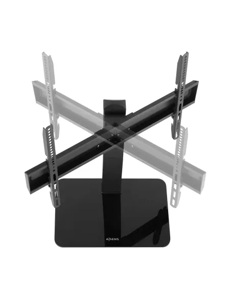 AISENS Soporte de Mesa ECO Giratorio para Monitor TV 40Kg de 37-70, Negro