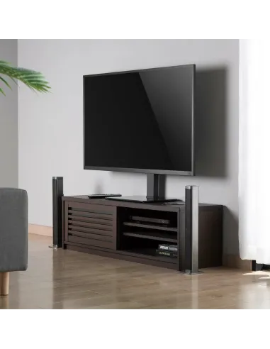 AISENS Soporte de Mesa ECO Giratorio para Monitor TV 40Kg de 37-70, Negro