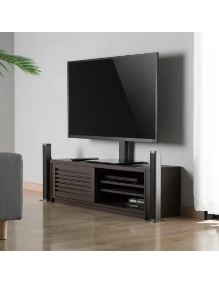 AISENS Soporte de Mesa ECO Giratorio para Monitor TV 40Kg de 37-70, Negro