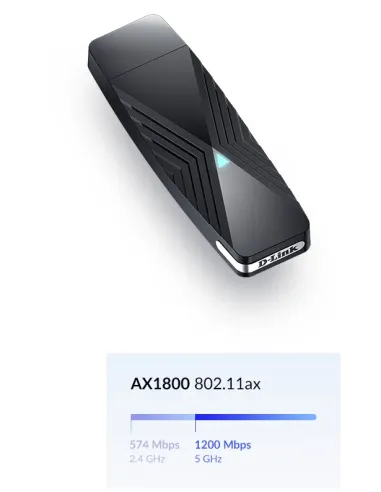 D-Link DWA-X1850 adaptador y tarjeta de red WLAN 1800 Mbit s