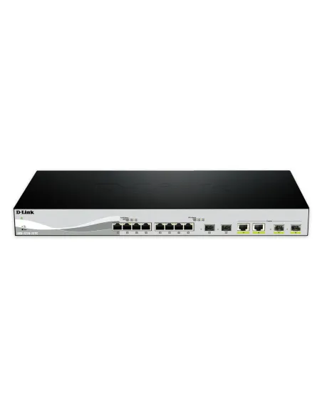 D-Link DXS-1210-12SC E switch Gestionado L2 10G Ethernet (100 1000 10000) 1U Negro, Plata