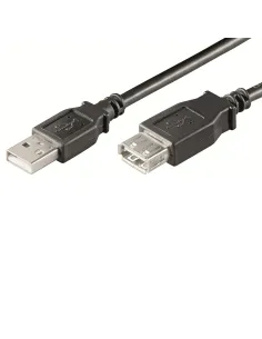 Ewent EC1011 cable USB 1 m USB A Negro