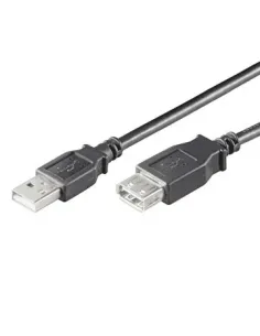Ewent EC1012 cable USB USB 2.0 1,8 m USB A Negro