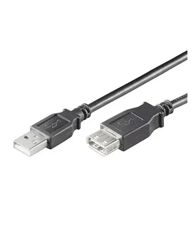 Ewent EC1012 cable USB USB 2.0 1,8 m USB A Negro