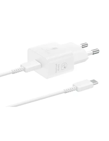 Samsung EP-T2510 Smartphone Blanco Corriente alterna, USB Carga rápida Interior