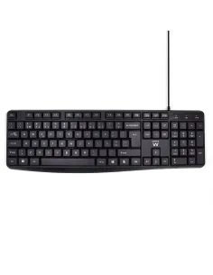 Ewent EW3002 teclado Oficina USB QWERTY Portugués Negro