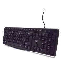 Ewent EW3002 teclado Oficina USB QWERTY Portugués Negro 2