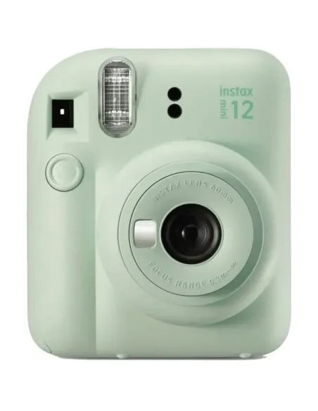 Camara fujifilm mini instax 12 flash -  autoexposicion -  verde menta