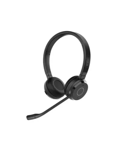 Auriculares jabra evolve 65 te ms stereo inalambrico negro