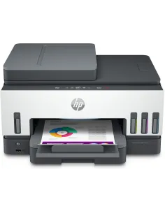 Multifuncion hp inyeccion color inkjet smart tank 7605 fax -  a4 -  15ppm -  9ppm color -  duplex impresion -  red -  wifi