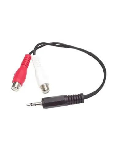 Cable mini jack 3.5mm startech 0.15m -  macho - hembra