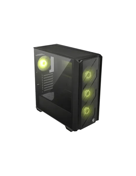 MSI MAG FORGE 330R AIRFLOW carcasa de ordenador Midi Tower Negro, Transparente