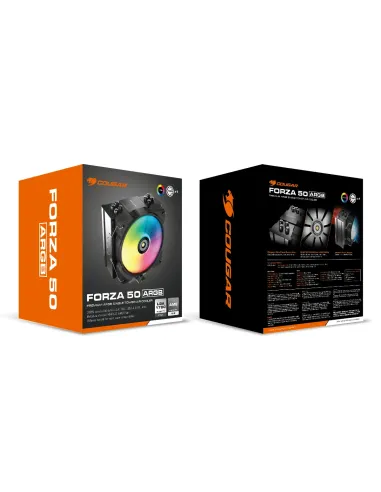 COUGAR CGR-FZA50-ARGB Procesador Refrigerador de aire Negro