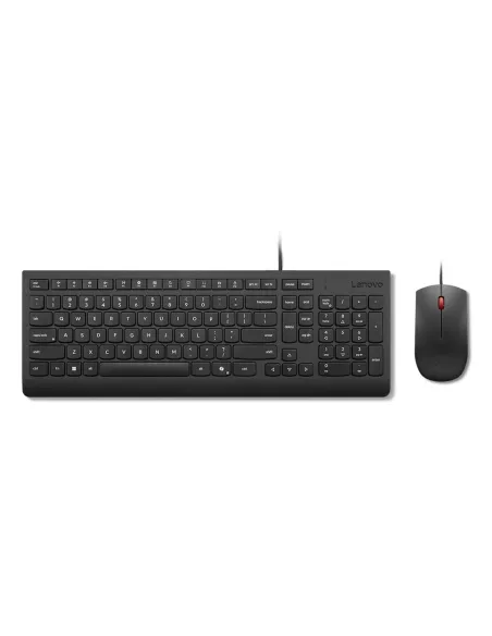 Lenovo Essential Wired Combo (ES 172) teclado Ratón incluido Universal USB Español Negro