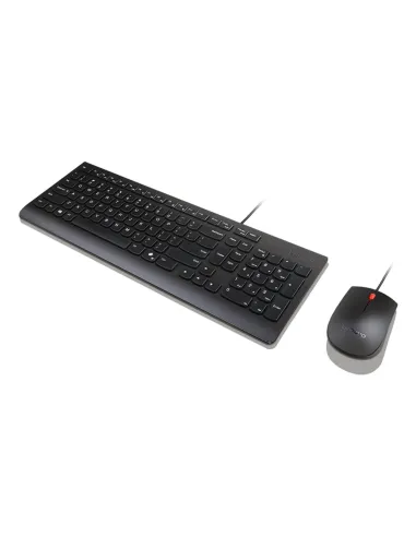 Lenovo Essential Wired Combo (ES 172) teclado Ratón incluido Universal USB Español Negro