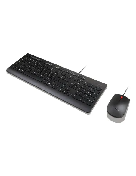 Lenovo Essential Wired Combo (ES 172) teclado Ratón incluido Universal USB Español Negro