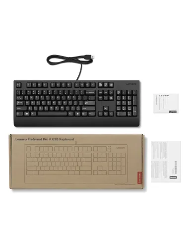 Lenovo Preferred Pro II USB (ES) teclado Hogar   Oficina Negro