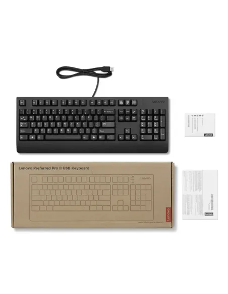 Lenovo Preferred Pro II USB (ES) teclado Hogar   Oficina Negro