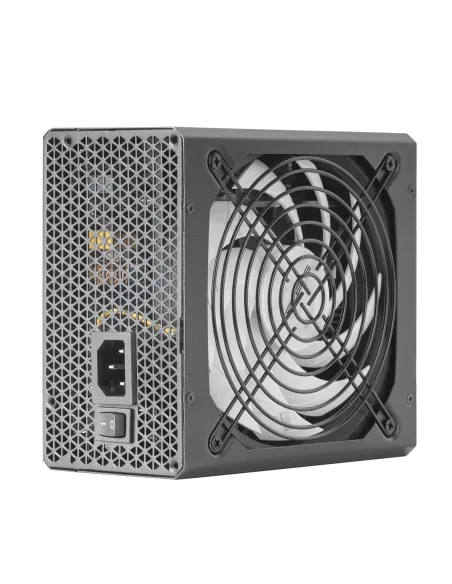 Tacens RADIX ECO X 550, Fuente Alimentación PC ATX 550W, 6 Años Garantía, 87% Eficiencia, Tecnologías SMD y DC-DC, Ventilador