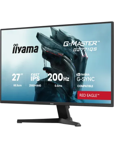 iiyama G-MASTER G2771QS-B1 pantalla para PC 68,6 cm (27") 2560 x 1440 Pixeles Wide Quad HD Negro