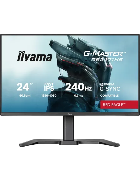 iiyama G-MASTER GB2471HS-B1 pantalla para PC 60,5 cm (23.8") 1920 x 1080 Pixeles Full HD Negro