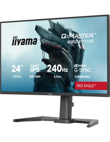 iiyama G-MASTER GB2471HS-B1 pantalla para PC 60,5 cm (23.8") 1920 x 1080 Pixeles Full HD Negro