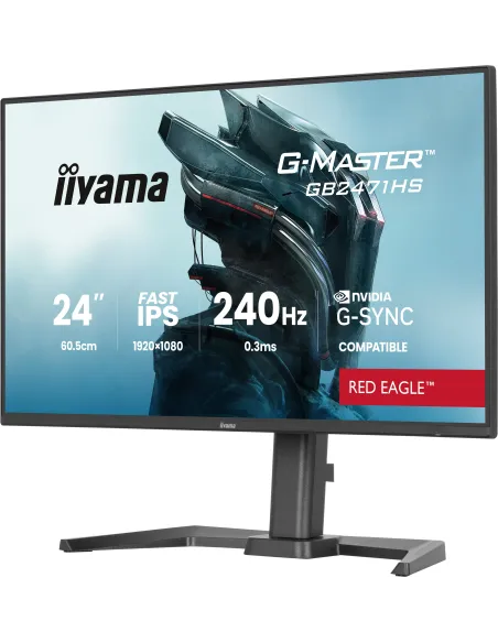 iiyama G-MASTER GB2471HS-B1 pantalla para PC 60,5 cm (23.8") 1920 x 1080 Pixeles Full HD Negro