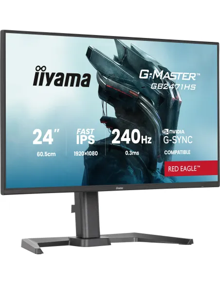 iiyama G-MASTER GB2471HS-B1 pantalla para PC 60,5 cm (23.8") 1920 x 1080 Pixeles Full HD Negro
