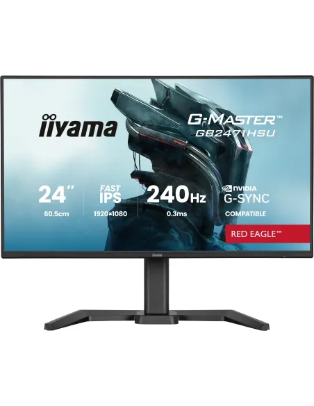 iiyama G-MASTER GB2471HSU-B1 pantalla para PC 60,5 cm (23.8") 1920 x 1080 Pixeles Full HD Negro