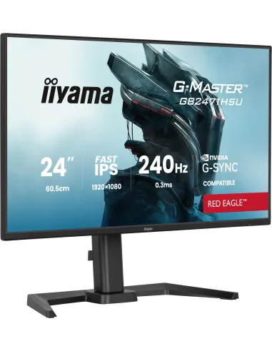 iiyama G-MASTER GB2471HSU-B1 pantalla para PC 60,5 cm (23.8") 1920 x 1080 Pixeles Full HD Negro