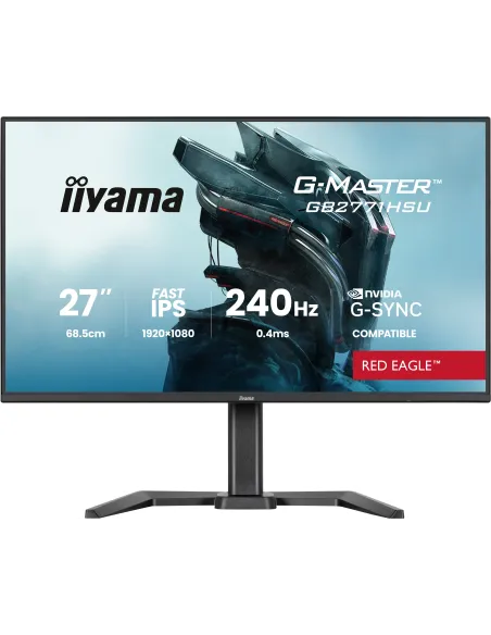 iiyama G-MASTER GB2771HSU-B1 pantalla para PC 68,6 cm (27") 1920 x 1080 Pixeles Full HD Negro