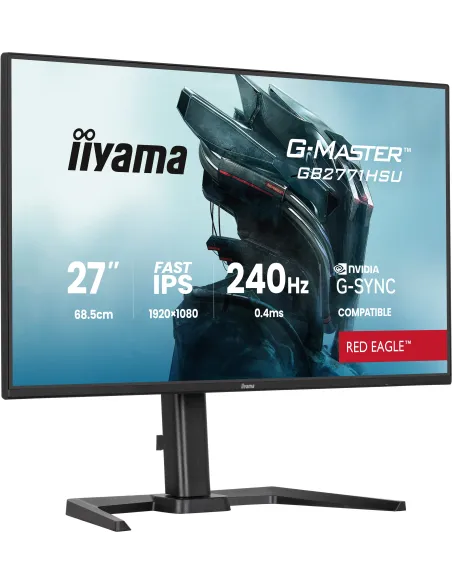 iiyama G-MASTER GB2771HSU-B1 pantalla para PC 68,6 cm (27") 1920 x 1080 Pixeles Full HD Negro