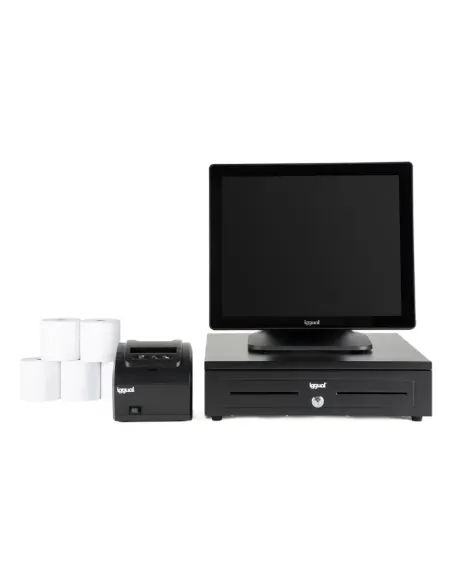 iggual Pack completo TPV 17 AIO TP8002 IRON-HD