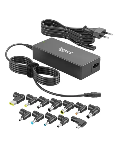 iggual CUA-C-12T-90W adaptador e inversor de corriente Interior Negro