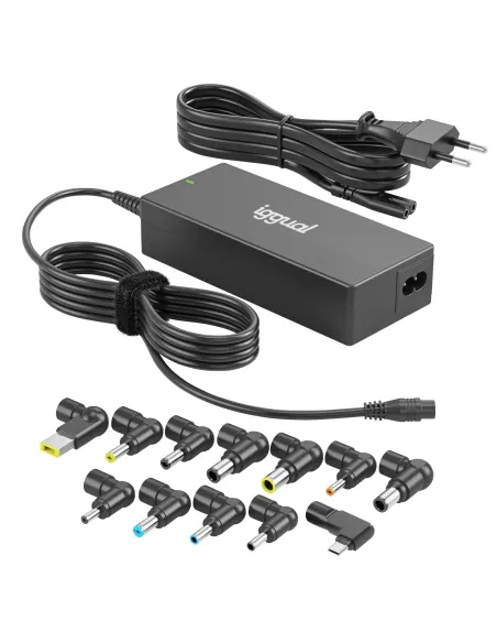 iggual CUA-C-12T-90W adaptador e inversor de corriente Interior Negro