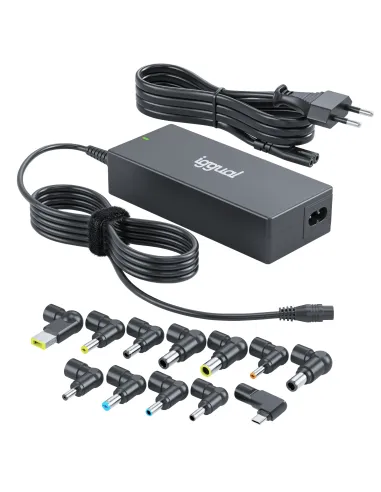 iggual CUA-C-12T-90W adaptador e inversor de corriente Interior Negro