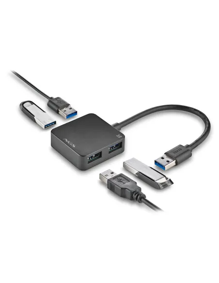 NGS IHUB 3.0 TINY USB 3.2 Gen 1 (3.1 Gen 1) Type-A 5000 Mbit s Negro