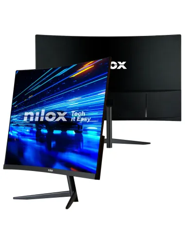 Nilox MONITOR 23 8 CURVO 200HZ HDMI DP pantalla para PC 60,5 cm (23.8") 1920 x 1080 Pixeles Full HD LCD Negro
