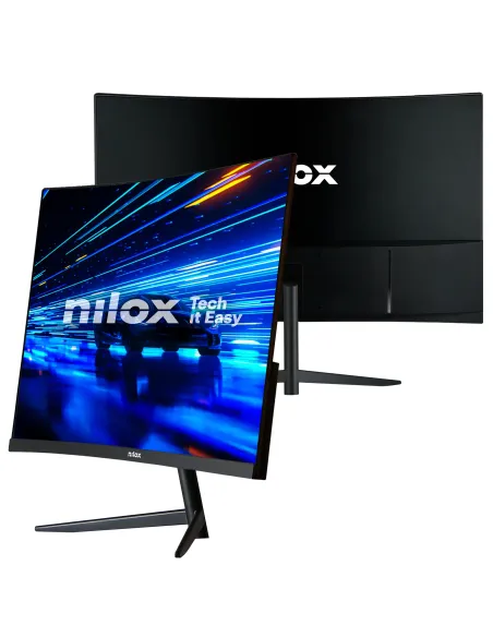 Nilox MONITOR 23 8 CURVO 200HZ HDMI DP pantalla para PC 60,5 cm (23.8") 1920 x 1080 Pixeles Full HD LCD Negro