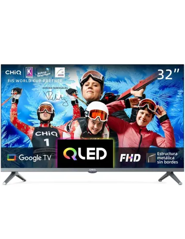 Tv chiq 32pulgadas l32qm8t qled fhd google tv hdmi usb