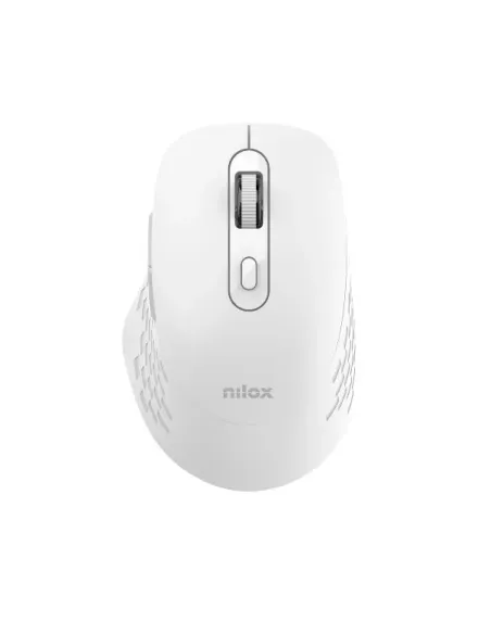 Nilox RATON DUAL WIRELESS 1600 DPI BLANCO ratón Oficina Bluetooth + USB Type-A Óptico
