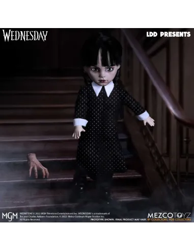 Figura mezco toys living dead dolls wednesday addams 25 cm